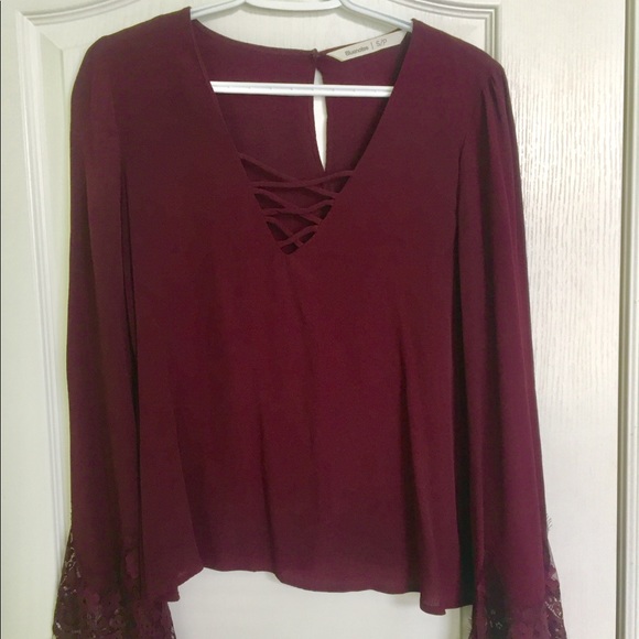 Dark Maroon blouse - Picture 1 of 2